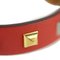 Mini Dog Square Crew Bracelet in Red from Hermes, Image 7