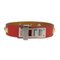 Mini Dog Square Crew Bracelet in Red from Hermes, Image 2