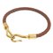 Jumbo H Bracelet in Leather from Hermes, Image 1