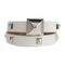 Medor Anfini Clute Double Tour Bracelet in Silver Metal from Hermes 1