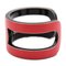 Lacquer Wood Pink & Black Cuff Bangle from Hermes 3