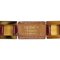 Bracciale Medor vintage in pelle oro rosso 〇v con incisione in metallo di Hermes, Immagine 5