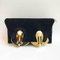 Hermes Earrings Enamel Metal Cloisonne Gold, Set of 2 2