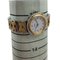 HERMES Clipper CL3.240 oro plata acero inoxidable GP esfera blanca reloj fecha señoras, Imagen 8