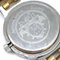 HERMES Clipper CL3.240 oro argento acciaio inossidabile GP quadrante bianco orologio data da donna, Immagine 6