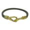 Jumbo H Bracelet in Gold Plated Leather from Hermes 1