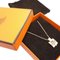 Irene H Motif Metal Rose Gold Necklace from Hermes 2