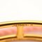 Bracelet HERMES Luli Taille T2 Cuir Métal Or Rose Chaine d'Ancle Double Tour Tressé 4