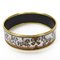HERMES bangle bracelet enamel accessory carriage horse cloisonne gold light blue brown GP plated ladies accessories 3