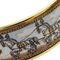 HERMES bangle bracelet enamel accessory carriage horse cloisonne gold light blue brown GP plated ladies accessories 9