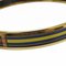 Brazalete HERMES, accesorio de esmalte, patrón de cinturón, cloisonné, dorado, azul, amarillo, plateado, accesorios para mujer, Imagen 2