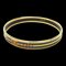 HERMES bangle bracelet enamel accessory belt pattern cloisonne gold blue yellow plated ladies accessories 1