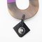 Hermes Buffalo Horn Earrings Brown Purple, Set of 2, Image 9