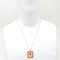 Pendant Necklace in Orange Gold from Hermes 2