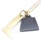 Hermes Amulet Marokinnier Pendant Pm H057028fd00 Necklace Small Gp Gold Plated Buffalo Horn 199418, Image 6