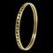 HERMES enamel bracelet bangle carte ajoue gold black 1