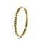 HERMES enamel bracelet bangle carte ajoue gold black 6