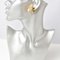 Hermes Earrings Enamel Cloisonne Flower Motif Yellow Gold, Set of 2 2