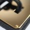 HERMES O'Kelly GM Necklace Vaux Swift Black Pink Gold Hardware Cadena Motif Pendant Z Engraved, Image 6
