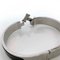 HERMES bangle click crack PM braccialetto in metallo nero argento accessori moda da donna, Immagine 5