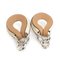 Hermes Earrings Villevoordt Gm Vaux Swift Chai Ladies, Set of 2 4