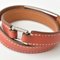 Bangle Bracelet Rival Double Tour Pink Brown Silver from Hermes 2