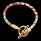 Bracelet Grennan Silk/Gp Multicolor Pink from Hermes 1