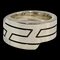 HERMES Vintage Italique Silver 925 Ring Accessory Women's No. 9 1