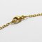 HERMES Necklace Pendant O'Kelly Cadena Y Engraved Gold GP Accessories Women's 2