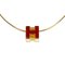 Cage De Ash H Cube Choker Necklace from Hermes 1