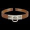 HERMES Leather Bracelet Rival Mini Gold H081181CK37 Size T3 Ladies 1