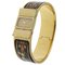 HERMES Location Watch Cloisonne LO1.201 Gold Plated Swiss Made Green Quartz Analog Display Dial Ladies 2