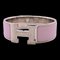 HERMES Click Crack GM H Bangle Bracelet Pink Ladies Z0005114, Image 1