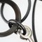 HERMES RHAPSODY Rhapsody Necklace Buffalo Horn Vaux Swift Brown Series Black Silver Hardware, Image 8