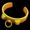 HERMES bangle collie edo cyan yellow gold metal material bracelet wide women's men's 1