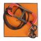 HERMES Amar Necklace Buffalo Horn Salmon Pink Series Brown Pendant Shane Dunkle Jewelry 9