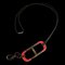 HERMES Amar Halskette Büffelhorn Lachsrosa Serie Brauner Anhänger Shane Dunkle Jewelry 1