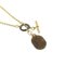 HERMES Chaine D'ancre Necklace Buffalo Horn Brown Gold 5