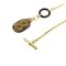 HERMES Chaine D'ancre Necklace Buffalo Horn Brown Gold, Image 4