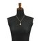 HERMES Chaine D'ancre Necklace Buffalo Horn Brown Gold 2