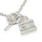 HERMES Kelly Amulet Necklace Silver SV925 4