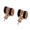 Hermes Pop Ash H Earrings Black Ladies Z0005182, Set of 2 4