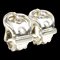 Hermes Earrings Bookle Serie Silver 925 Women'S, Set of 2 1