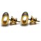 Hermes Lacquer Metal/Gp Mini Pop Ash Earrings H608002F79 Gold/Blue Jean Ladies, Set of 2 2