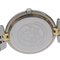 Reloj de perfil HERMES vintage combinado de acero inoxidable x cuarzo plateado bañado en oro con esfera blanca para niños, Imagen 6