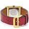 HERMES Medor Gold Plated Leather Quartz Ladies Watch BF560311 5