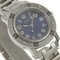 HERMES Clipper Watch Diver CL5.210 Stainless Steel Silver Quartz Analog Display Ladies Navy Dial 3