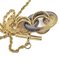 HERMES eurydice necklace buffalo horn metal gold 6