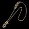 HERMES eurydice necklace buffalo horn metal gold, Image 1