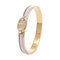 HERMES Mini Click Chaine d'Ancre PM Emaille Armband Hypno/Rosa Gold 8